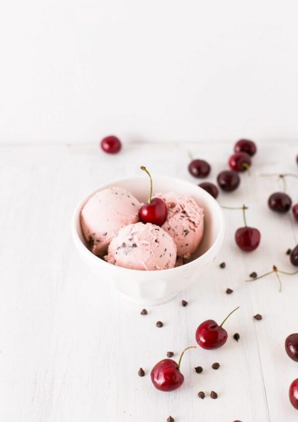 Dairy-Free Cherry Chocolate Gelato