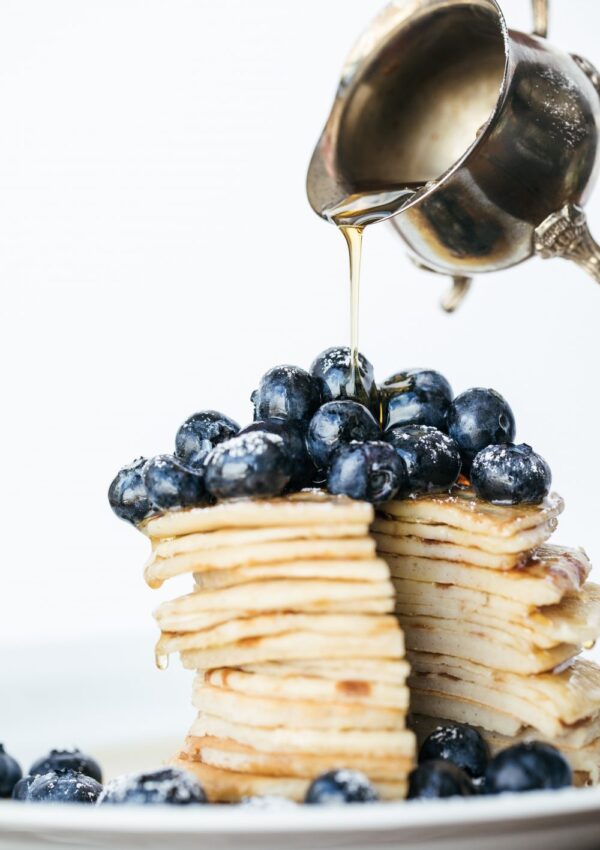 Gluten-Free Pancakes with Mascarpone Cream